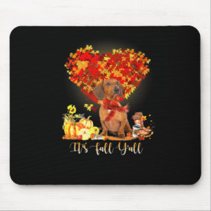 Erntedank Es ist Herbst Y's Dackel Mousepad