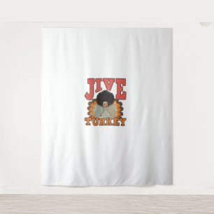 Erntedank & Fall Apparel, Jive Türkei - Retro 1 Wandteppich