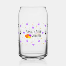 Erntedank Fall Pumpkin Gewürz kann Glass Wrap