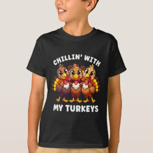Erntedank Familie Chili mit meinen Truthühnern lus T-Shirt