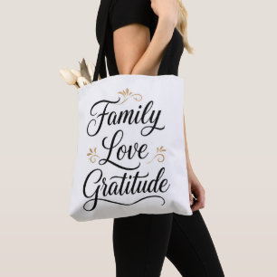 Erntedank Familien Dankbarkeit Tasche