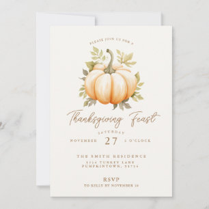 Erntedank Feeling Pumpkin Dinner Party Einladung