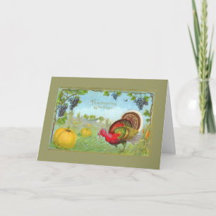 Erntedank Feiertagskarte