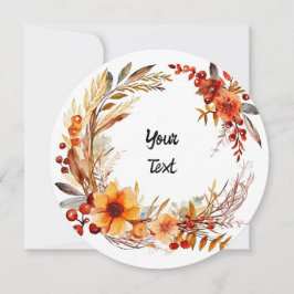 Erntedank Feiertagskarte