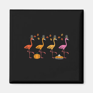 Erntedank Flamingos Funny Herbst Herbstvogel Männe Magnet