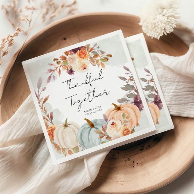 Erntedank Friends Giving Dinner Serviette (Von Creator hochgeladen)