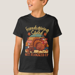 Erntedank Friendsgiving Squad wird gefangen Wo T-Shirt