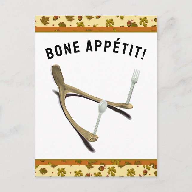 Erntedank Funny Holiday Cards Feiertagspostkarte (Vorderseite)