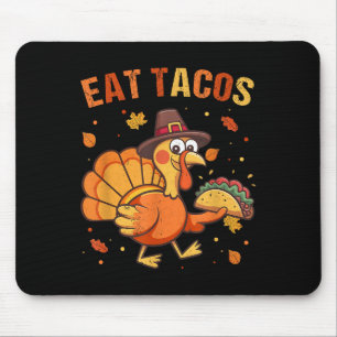 Erntedank Funny Mexicanisch Türkei isst Tacos Chri Mousepad
