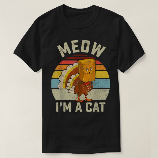 Erntedank Funny Turkey Fake Katzenjammer Frauen Mä T-Shirt (Design vorne)