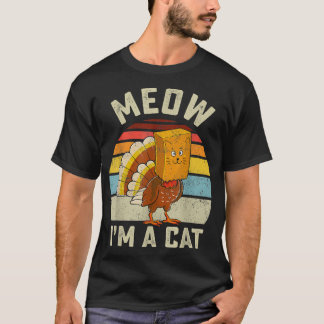 Erntedank Funny Turkey Fake Katzenjammer Frauen Mä T-Shirt