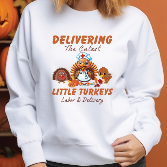 Erntedank für Arbeit und Lieferung für Krankenschw Sweatshirt (Von Creator hochgeladen)