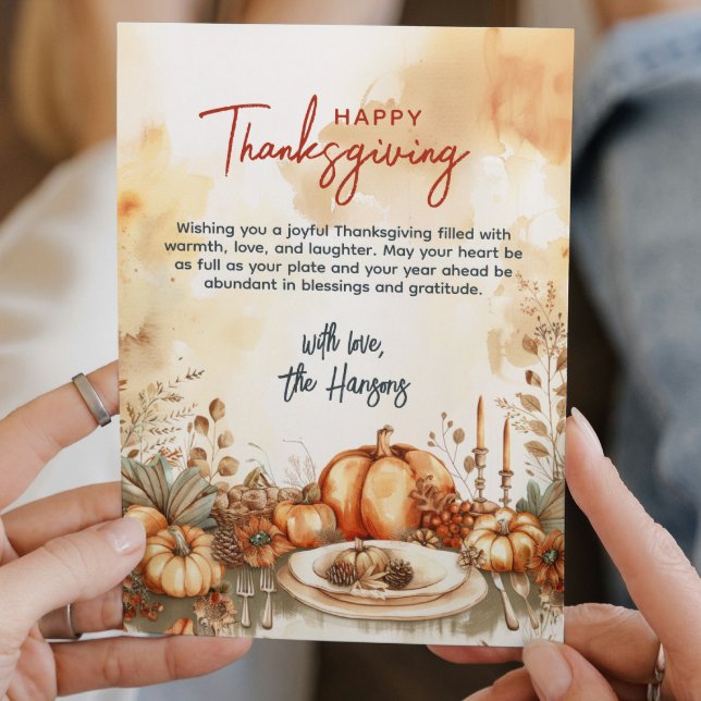 Erntedank für Blumensträuße Feiertagskarte (Von Creator hochgeladen)