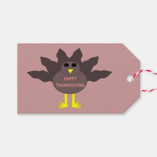 Erntedank gerupfte die Türkei-Geschenk-Umbauten Geschenkanhänger