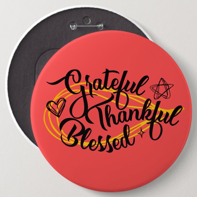 Erntedank Geschenke Button (Vorne & Hinten)