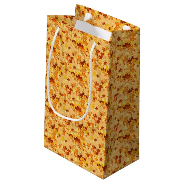 Erntedank-Geschenktasche Kleine Geschenktüte (Rückseite Schrägansicht)