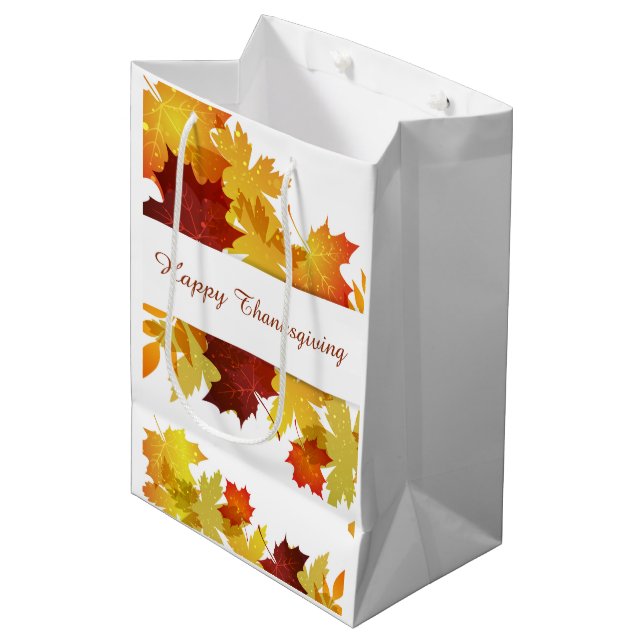 Erntedank-Geschenktasche Mittlere Geschenktüte (Vorderseite Schrägansicht)