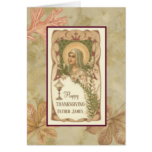Erntedank gesegneter Jungfrau-Mary-Priester (Vorne)