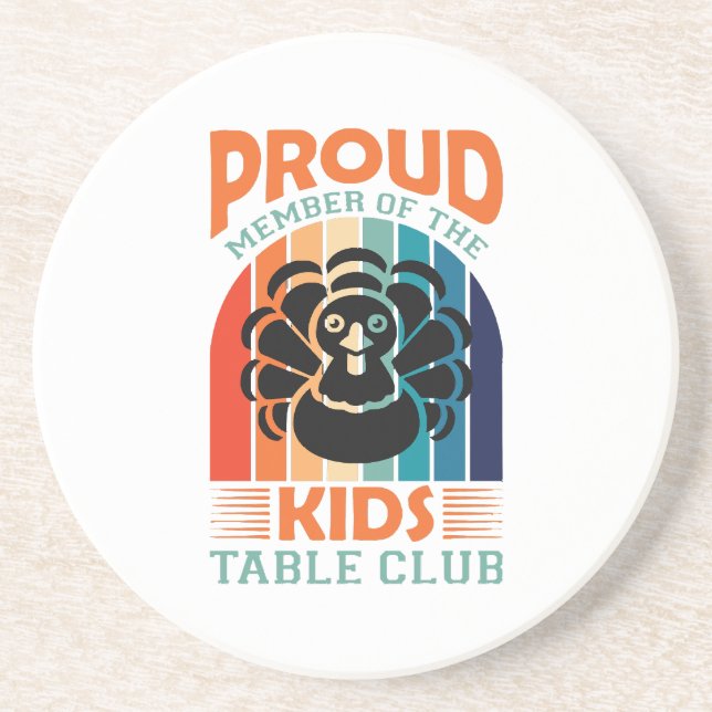 Erntedank Getränkeuntersetzer (Vorne)