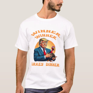 Erntedank Gewinner Türkei Abendessen Trump T-Shirt
