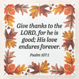 Erntedank Glasuntersetzer