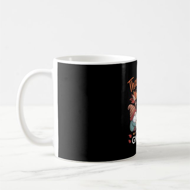 Erntedank Gnome Fall Leopard Türkei Essential T Kaffeetasse (Links)