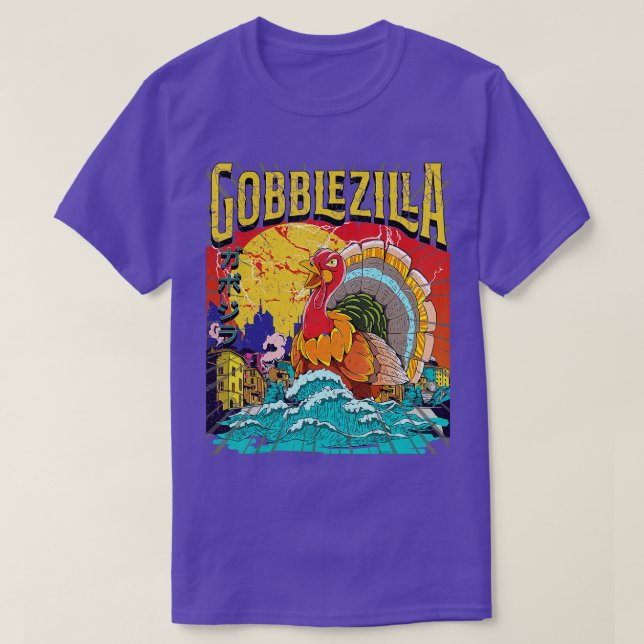 Erntedank Gobblezilla 1 T-Shirt (Design vorne)