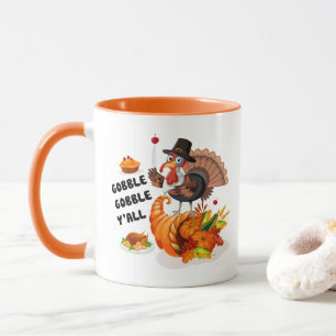 Erntedank Goble Truthahn Urlaub Tasse