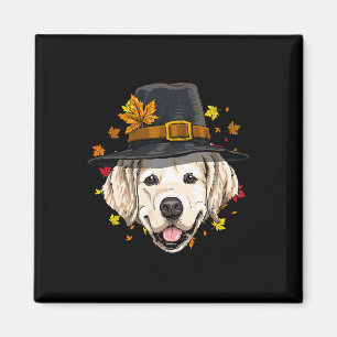 Erntedank Golden Retriever Pilgriever Türkei Day A Magnet