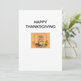 Erntedank-Grußkarte Dankeskarte