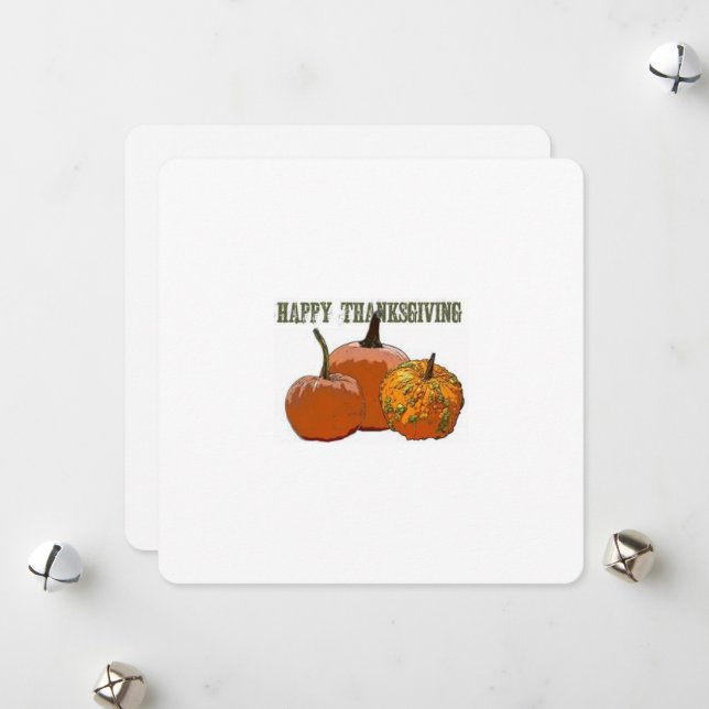 Erntedank-Grußkarte Feiertagskarte (Vorderseite/Rückseite Beispiel)