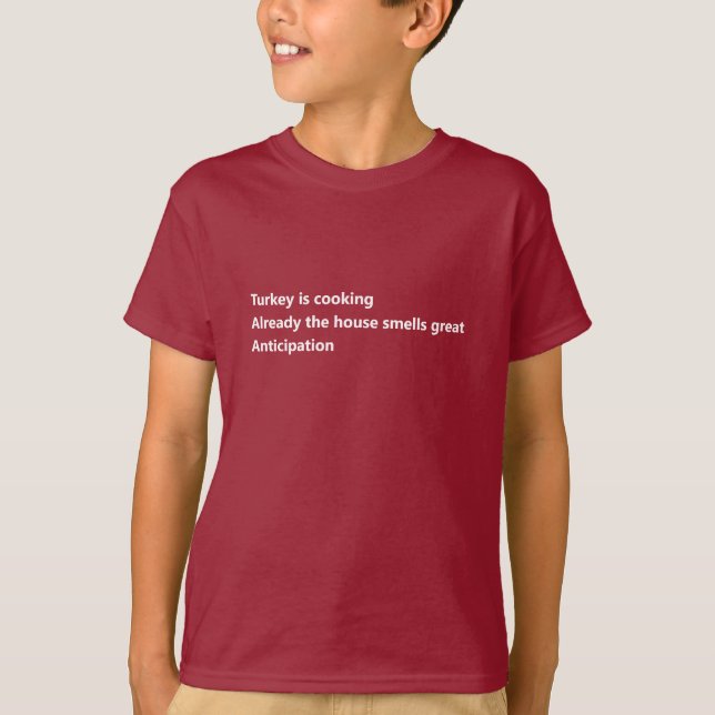 Erntedank Haiku Geem T-Shirt (Vorderseite)