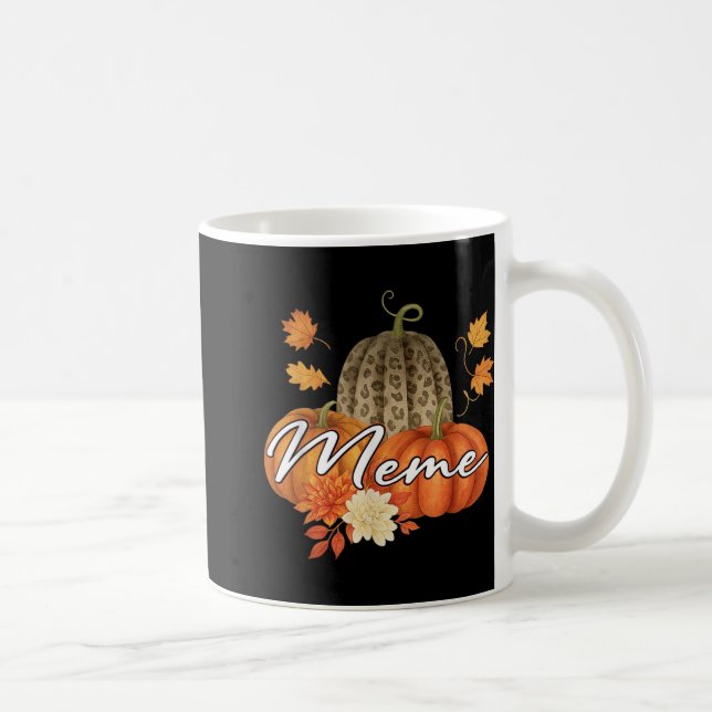 Erntedank Halloween Kaffeetasse (Rechts)