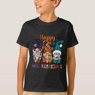 Erntedank Halloween Weihnachten Frohe Halloween T-Shirt