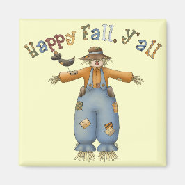 Erntedank Happy Fall Square Magnet