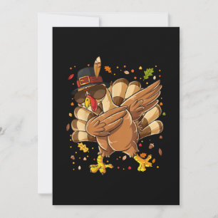 Erntedank-Happy Thanksgiving Dabbing Türkei Save The Date