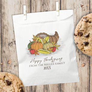 Erntedank Herbst Ernte Cornucopia Leckerei Geschenktütchen