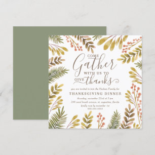 Erntedank Herbst Grüne Weinkeller Einladung