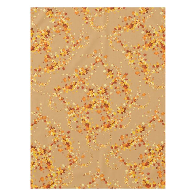 Erntedank Herbst lässt Extravagante Swirbel Tischdecke (Vorderseite)