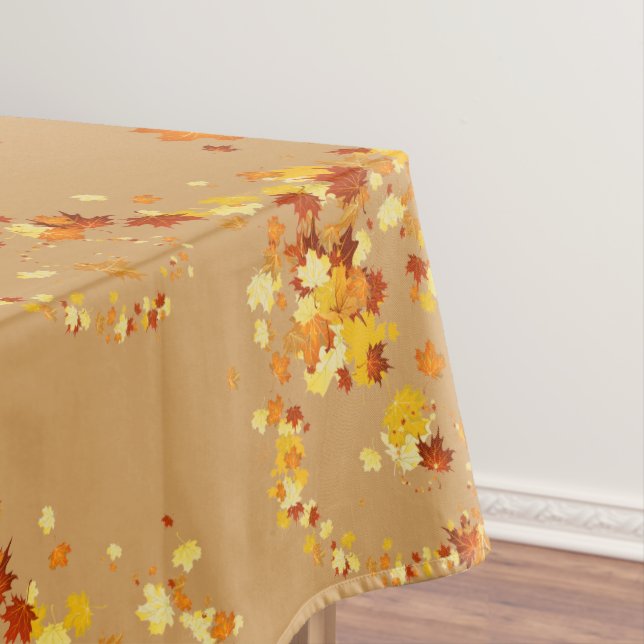 Erntedank Herbst lässt Extravagante Swirbel Tischdecke (Beispiel)