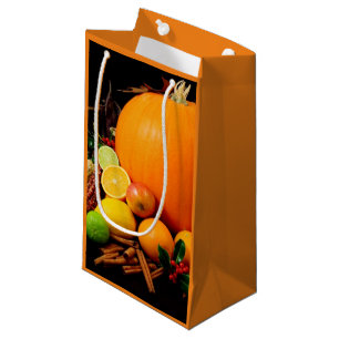 Erntedank-Herbst-Papier-Geschenk-Taschen Kleine Geschenktüte