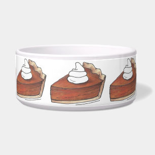 Erntedank Herbst Pumpkin Pie Slice Dessert Napf