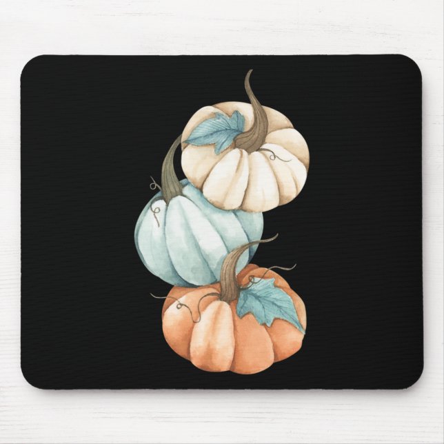 Erntedank Herbst Saison Niedlich farbige Paste Mousepad (Vorne)
