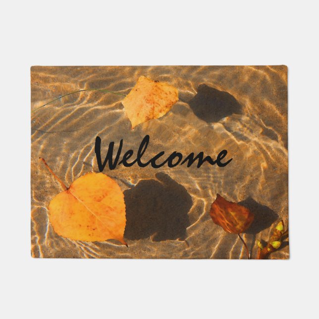 Erntedank-Herbst-willkommene Matte durch (Vorderseite)