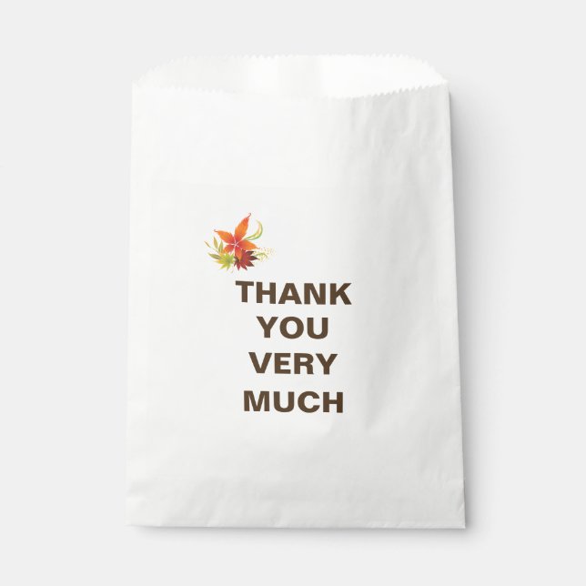 Erntedank Holiday Leckerei Bag Geschenktütchen (Vorderseite)
