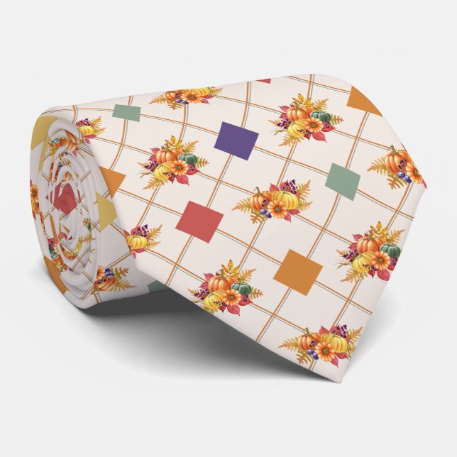 Erntedank Holiday Neck Tie Krawatte (Gerollt)
