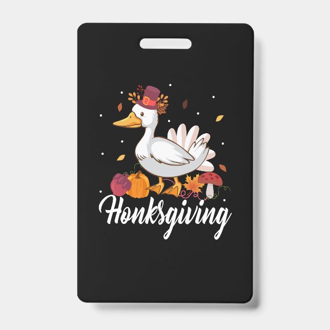 Erntedank Honksgiving Ausweis (Vorderseite)