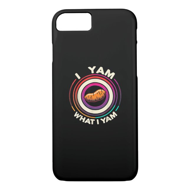 Erntedank - Ich bin, was ich Yam bin Case-Mate iPhone Hülle (Rückseite)