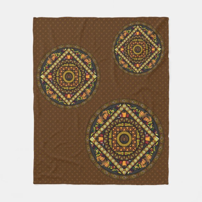 Erntedank Icons Fleece Blanket (Vorderseite)