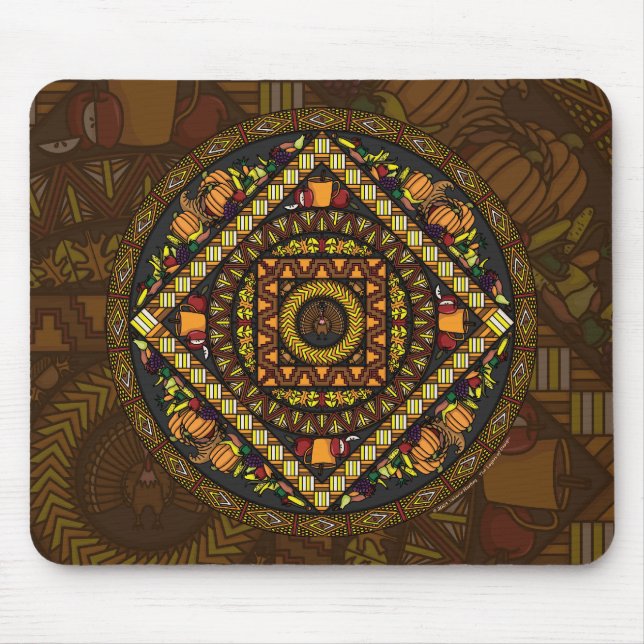 Erntedank Icons Mousepad (Vorne)